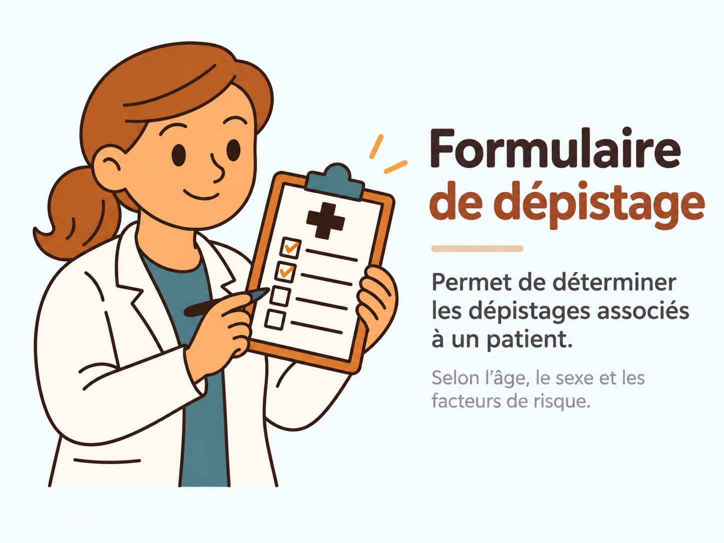 Formulaire de dépistage